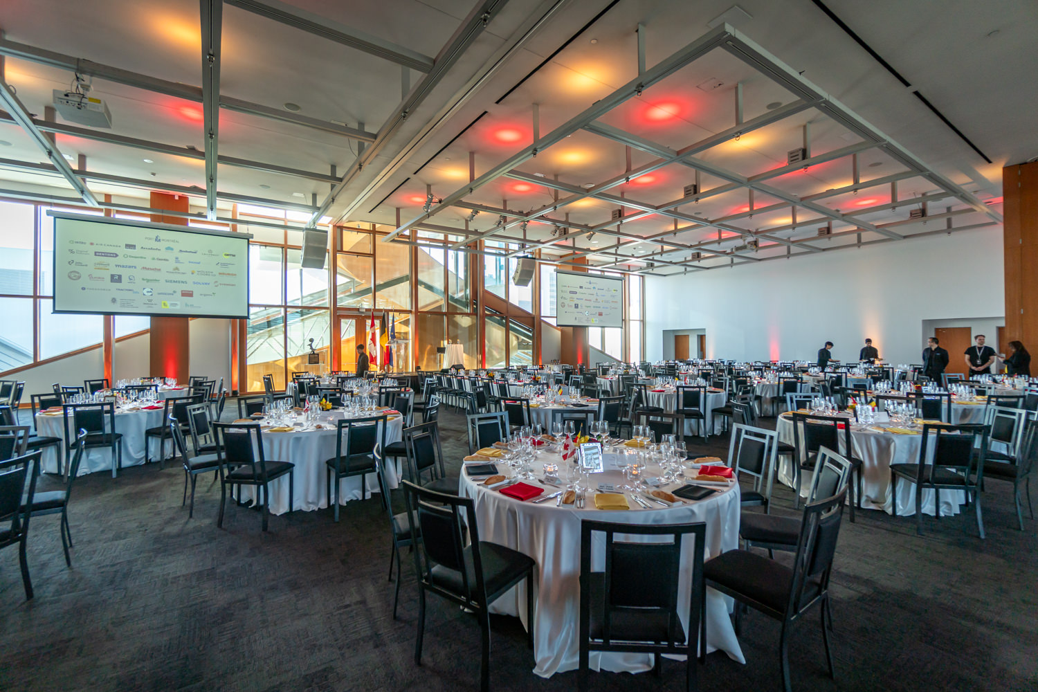 BCBC Business Awards Gala venue setup