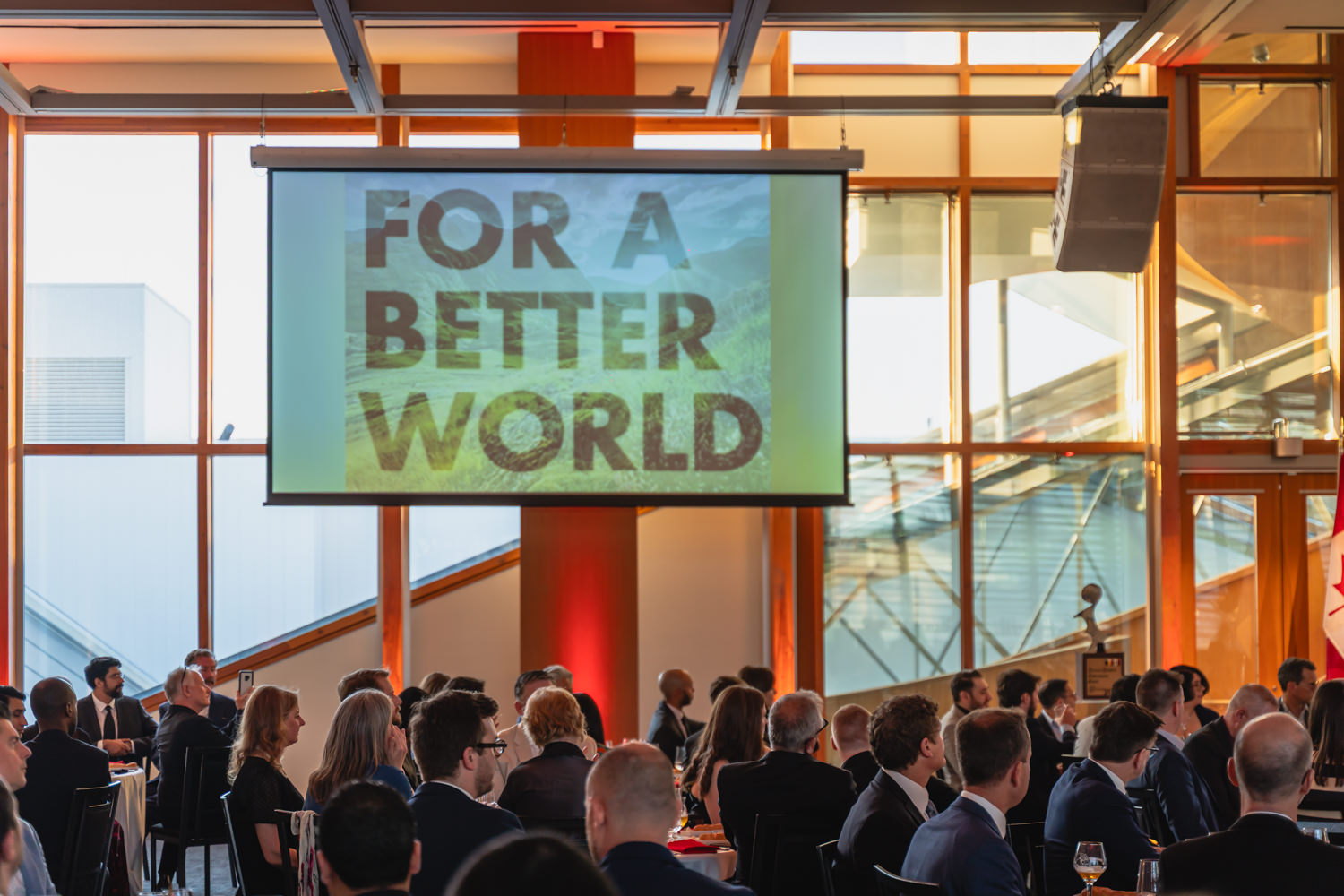 For A Better World projection at BCBC Gala