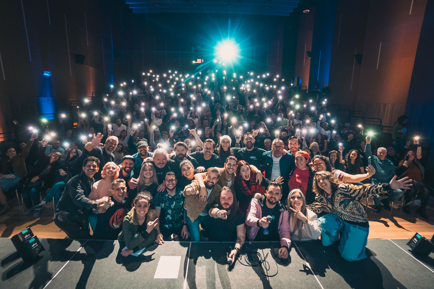 Latin Comedy Fest crowd applauding