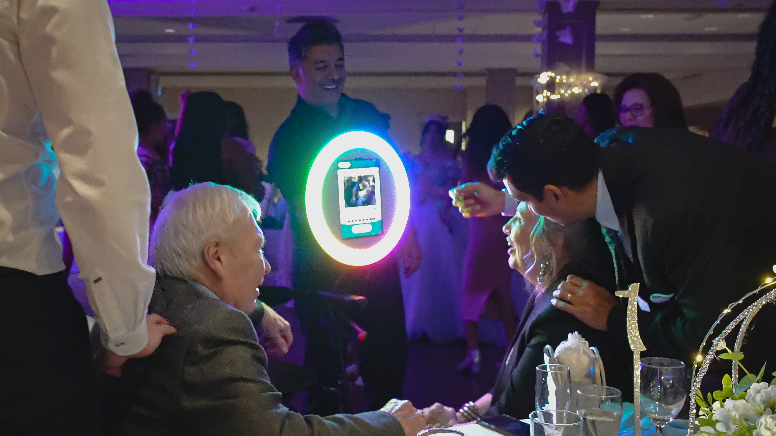 Ring Roamer capturing guests at event
