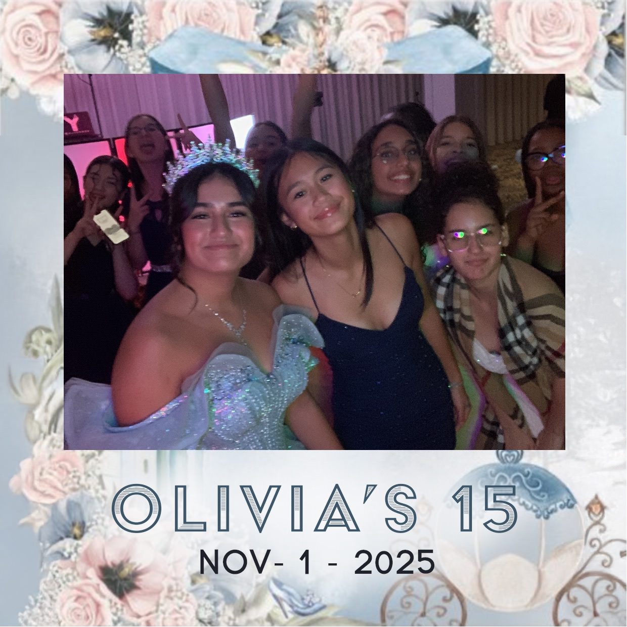 Olivia's 15 quinceañera frame