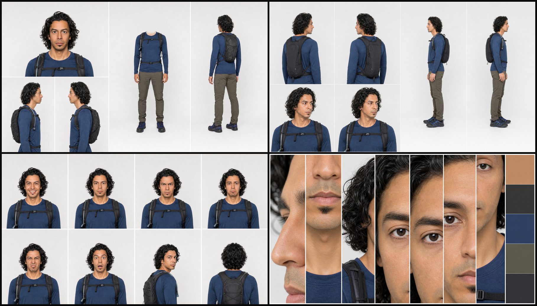 Mauricio real-world cast character sheet reference