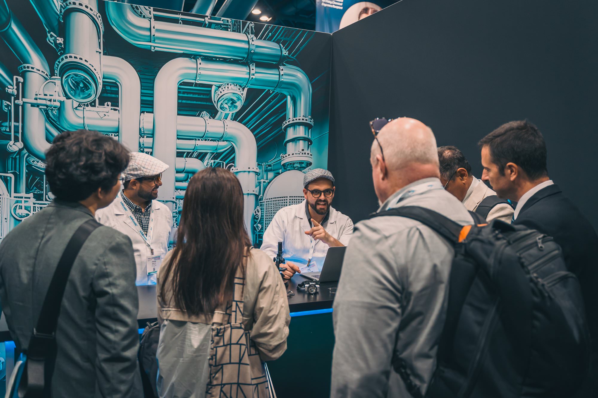 Crowd gathered inside IPEX Innovation Lab