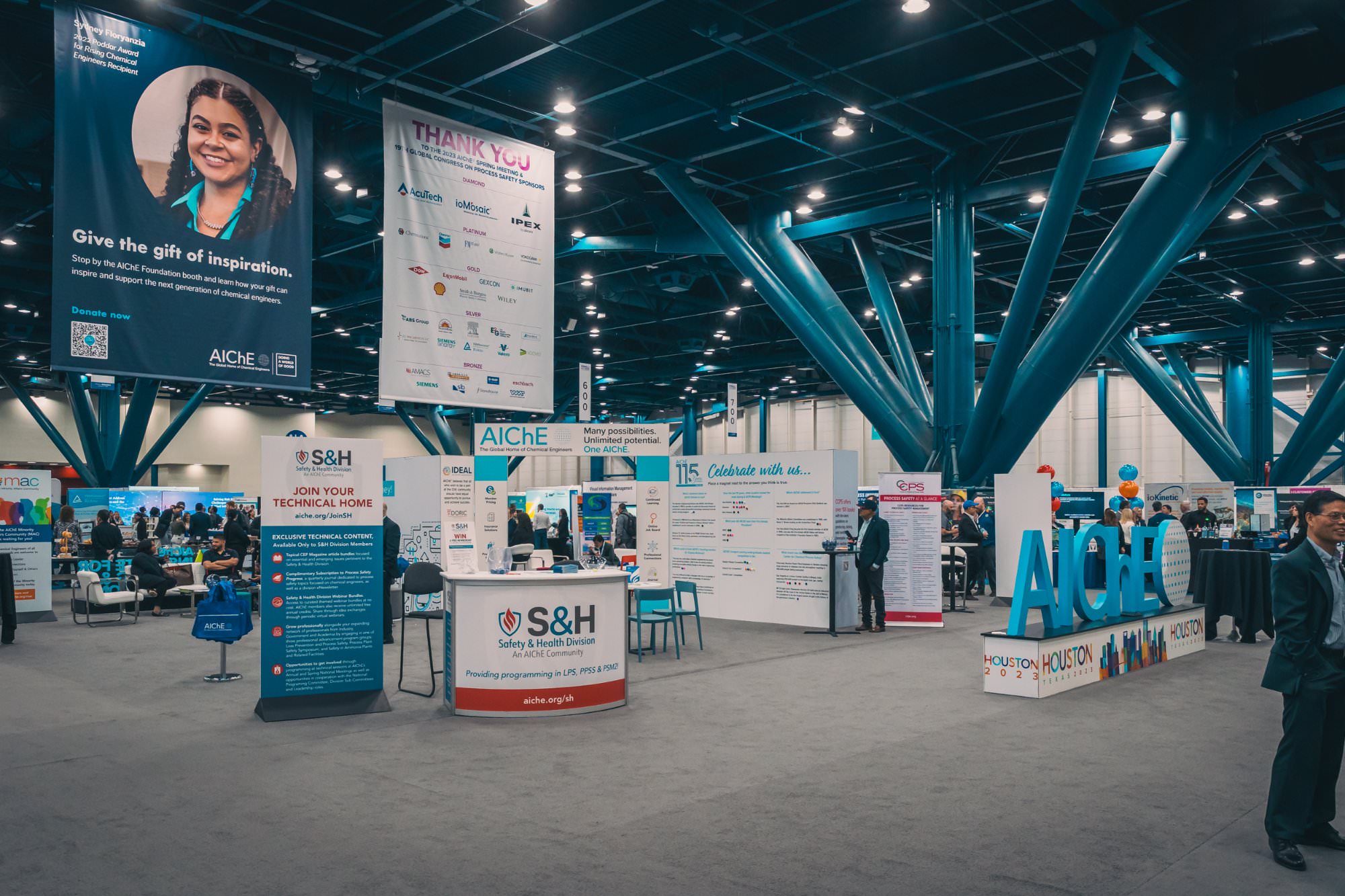 AIChE Annual Meeting event floor Houston 2023
