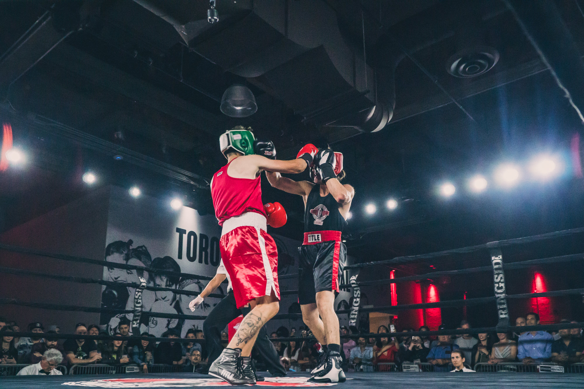 The Symes boxing match charity event